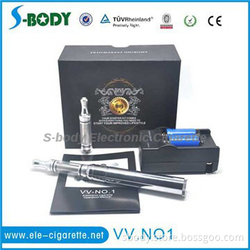 E cig variable voltage battery e cig VV-NO.1 battery accept paypal